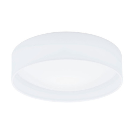 Светодиодный светильник потолочный PASTERI, 12W (LED), Ø320, белый/текстиль, белый