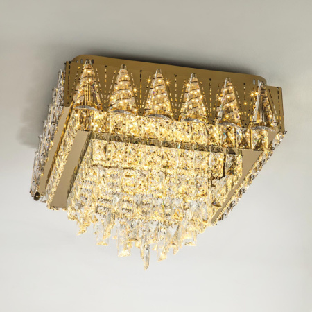 L9437-500-500 GD с УД Потолочная люстра LED4U L9437-500-500 GD с функцией УД