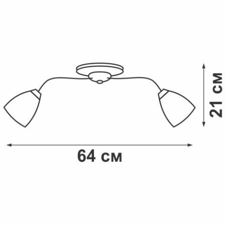 V3446/6PL Люстра V3446/6PL, 6xE14 макс. 60Вт