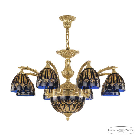 Светильник 72211P/8/210 G P1 D Amber-Blue/H-1I, 11х40 w, 81х48 см