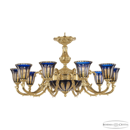 Светильник 72209P/10/250 G P2 U Amber-Blue/H-1H, 14х40 w, 93х50 см