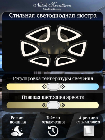 Innovation Style 83045 Black Потолочная светодиодная люстра