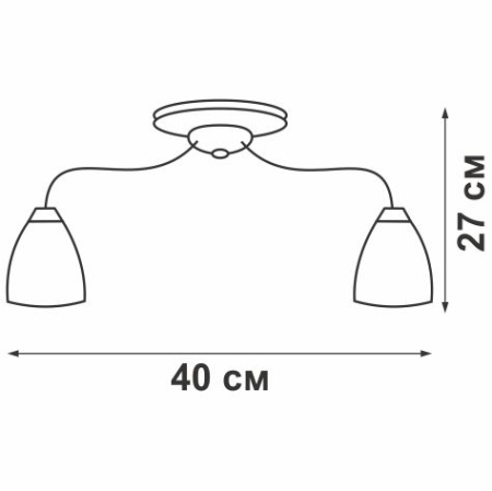 V1154/5PL Люстра V1154/5PL, 5хЕ14 макс. 60Вт
