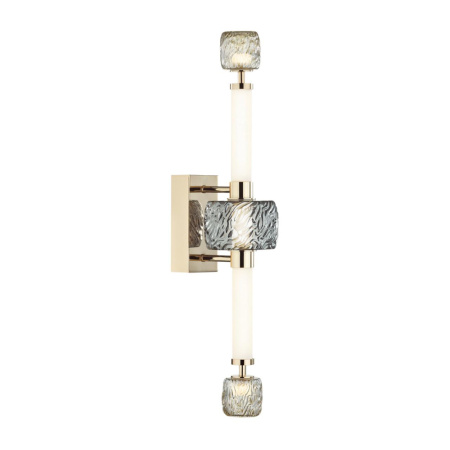 5426/28WL L-VISION ODL_EX24 21 золотой/белый/дымчатый/коньячный/металл/стекло/акрил Бра LED 28W 3000