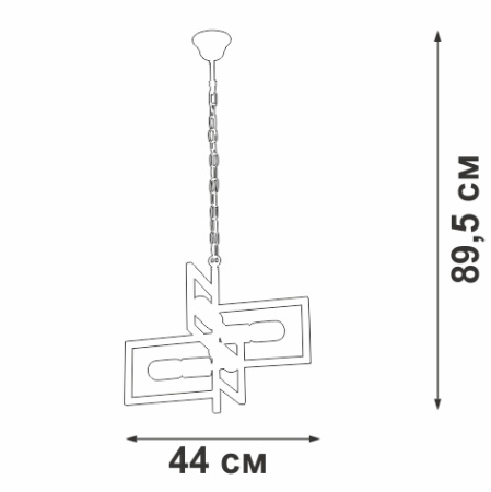 Люстра V4780-1/4, 4хE27 макс. 60Вт