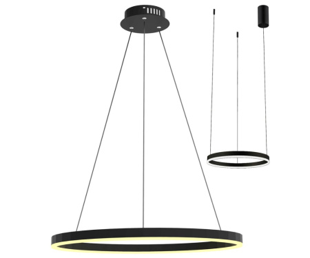 08212,19A(4000K) Подес ТОР черный d40 h110 Led 23W (4000K)