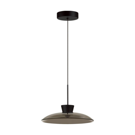 5055/9L L-VISION ODL24 321 черный/дымчатый/металл/стекло Подвес LED 9W 3000К SAUCER