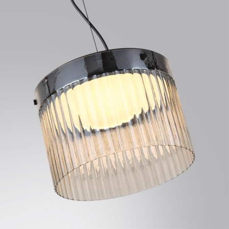 5047/24L L-VISION ODL24 303 черный/светл.янтарный/металл/стекло Подвес LED 24W 4000К 2715Лм PILLARI