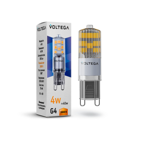 7124 VG9-K2G9warm4W Капсула G9 2800К 4W