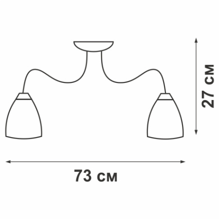 V3744-0/6PL Люстра V3744-0/6PL, 6хЕ27 макс. 60Вт