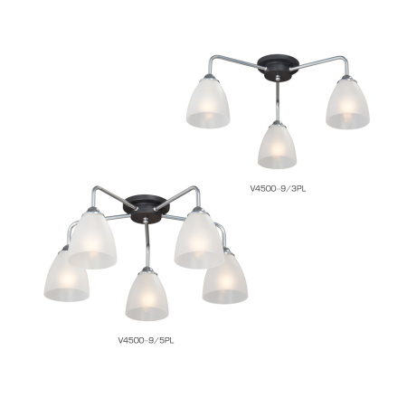 V4500-9/3PL Люстра V4500-9/3PL, 3хЕ14 макс. 40Вт, плафон ПП