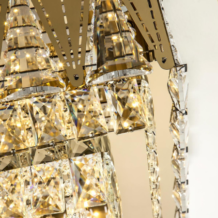 L9437-500-500 GD с УД Потолочная люстра LED4U L9437-500-500 GD с функцией УД