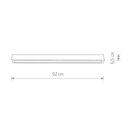 7598 Потолочный светильник Nowodvorski Straight Ceiling Led M 7598