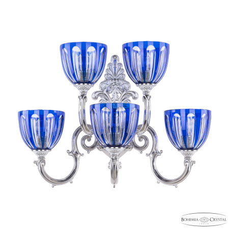Светильник 7203B15/3+2/210 NW P1 U Clear-Blue/H-1H, 5x40 w, 57х33х40 см