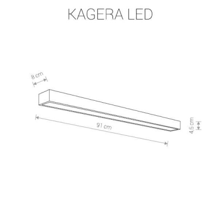 9502 Настенный светодиодный светильник Nowodvorski Kagera Led 9502