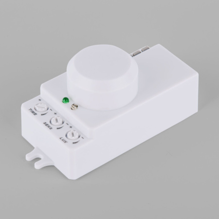 SNS-M-13 MCW 1200W R10m Белый Микроволновый датчик движения 10м 1200W 360° IP20 Белый