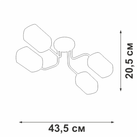 V4888-1/4PL Люстра