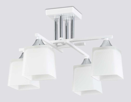 TR303041 Светильник подвесной TR303041/4 WH белый E27/4 max 60W 420*420*260