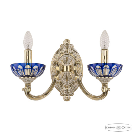 Светильник 7209B10/2/175 GW P Clear-Blue/H-1H, 2x40 w, 43х23х26 см