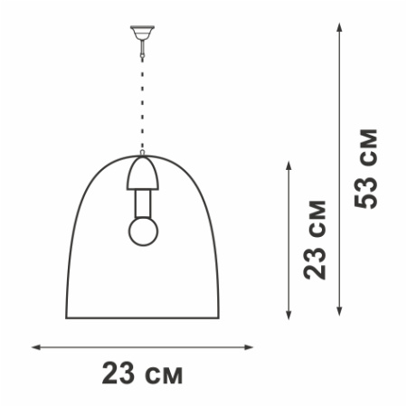 V1769-3/1S Люстра V1769-3/1S, 1хЕ27 макс. 60Вт