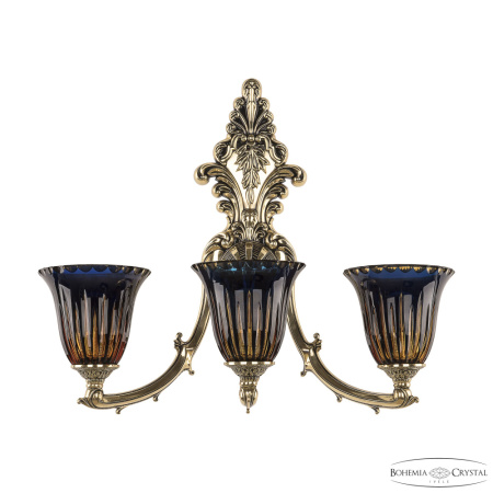 Светильник 7211B15/3/210 GB P2 U Amber-Blue/H-1K, 3x40 w, 51х26х45 см