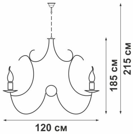 V1094-1/12+6+3 Люстра