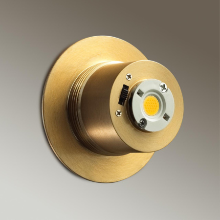 6684/5CL L-VISION ODL24 203   Потолочный светильник латунь/металл/алебастр IP20 LED 5W 3000/4000 MAR
