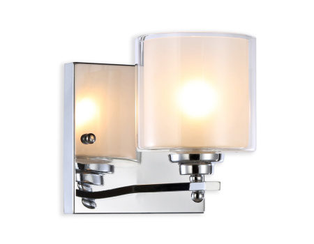TR4428 Настенный светильник TR4428 CH/CL/FR хром/прозрачный/белый матовый E27 max 40W 197*140*230