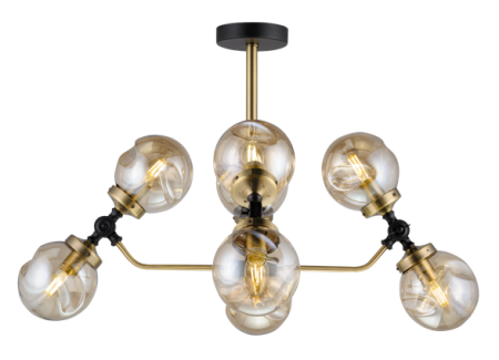 39306/8 MBK+AB (1) Люстра Veneto Luce