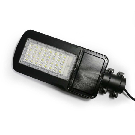 Светильник уличный Gauss Qplus 80W 9600lm 5000K 120-260V IP65 455*180*49мм черный КСС 