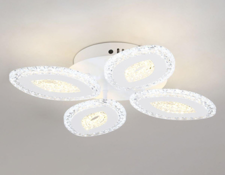 FA4012 Светильник потолочный светодиодный с пультом FA4012/4 WH белый 60W 3000K+6400K/4200K/6400K+30