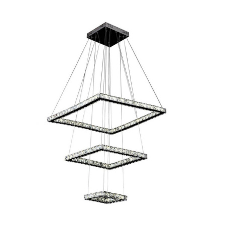 08603(3000-6000K) Подвесной светильник АЛЬТИС-КРИСТАЛЛ хром h170 w60*60 Led 120W (3000-6000K) с пуль
