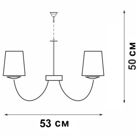V3325/5 Люстра V3325/5, 5хЕ14 макс. 60Вт