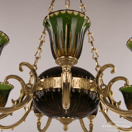 Светильник 72009P/9/250 G P2 U Amber-Green/H-1K Y8 FA10B, 17х40 w, 92х90 см
