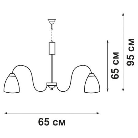 V1059/6 Люстра V1059/6, 6хЕ27 макс. 60Вт