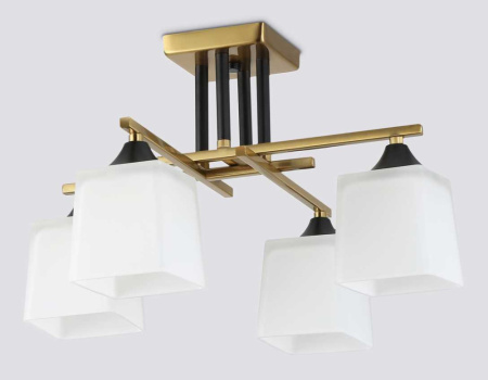 TR303042 Светильник подвесной TR303042/4 CP медь E27/4 max 60W 420*420*260