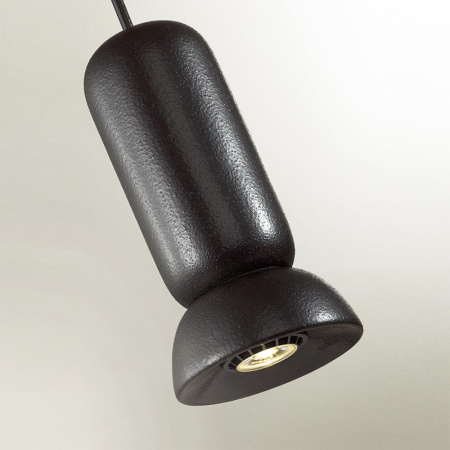 5054/1D PENDANT ODL24 315 черный/металл/керамика Подвес GU10 LED 4W KERAMA