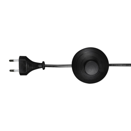 A1100,19 Шнур для торшера 3 метра черный 230V AC 50Hz (max 2A)