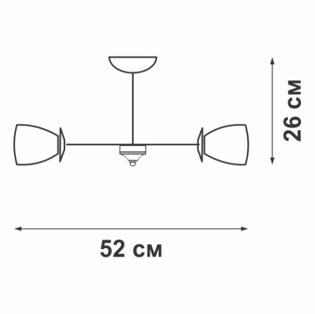 V3739-0/5PL Люстра V3739-0/5PL, 5хЕ14 макс. 60Вт