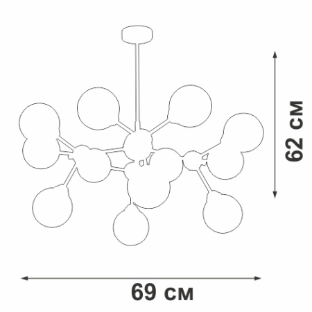 V4881-8/12PL Люстра