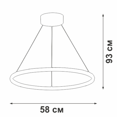 V4628-0/1S Светодиодный светильник V4628-0/1S, LED 40Вт, 3500-4000K