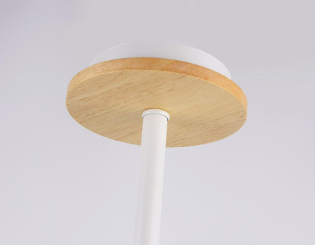 TR80166 Светильник подвесной TR80166/6 WH/LWD белый/светлое дерево E14/6 max 40W D690*370
