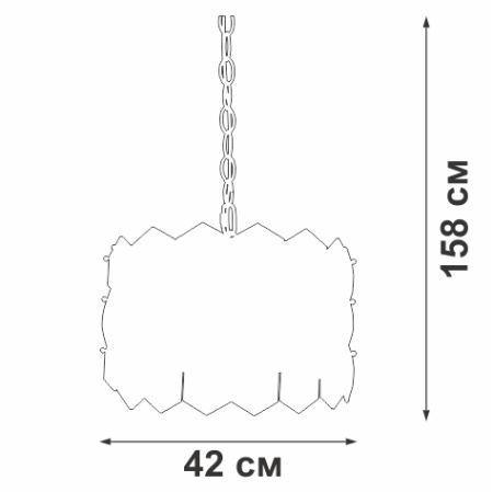 V5286-8/6 Люстра V5286-8/6, 6хЕ14 макс. 40Вт