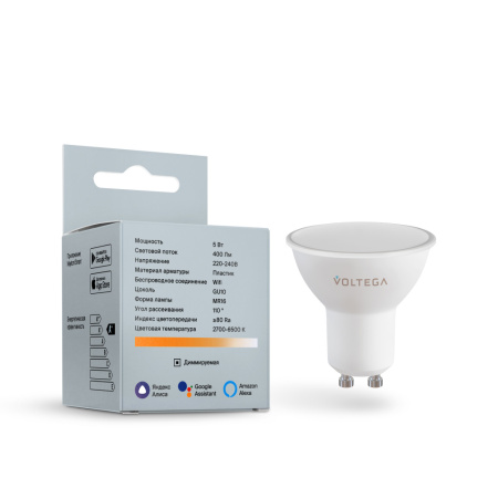 2425 VG-MR16GU10cct-WIFI-5W лампа