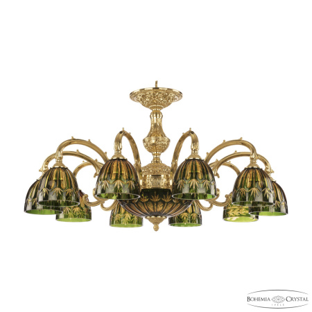 Светильник 72209P/10/250 G P1 D Amber-Green/H-1I, 14х40 w, 93х50 см