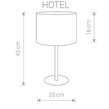 9301 Настольная лампа Nowodvorski Hotel 9301