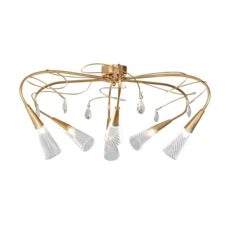 711063*** (SX1105/6)  Люстра AEREO 6х25W G9 gold foil (в комплекте), шт