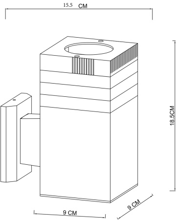 A4421AL-1BK Уличный светильник Arte Lamp HADAR A4421AL-1BK