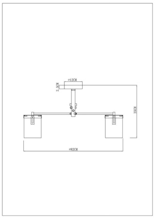 A4099PL-8BK Люстра на штанге Arte Lamp MODELLO A4099PL-8BK