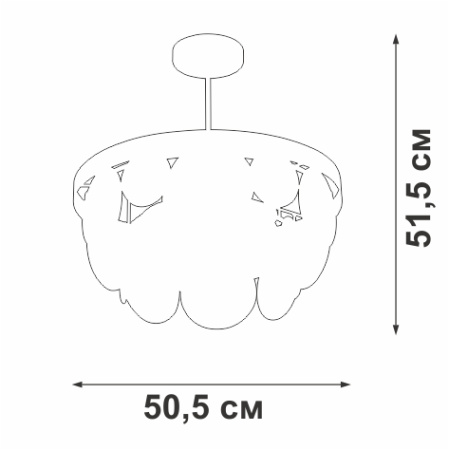 V5882-8/6PL Люстра